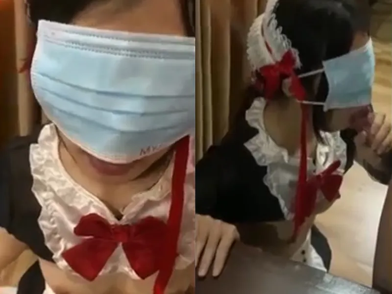 Gấu việt dâm cosplay nô lệ liếm mút con cậu bé điêu luyện